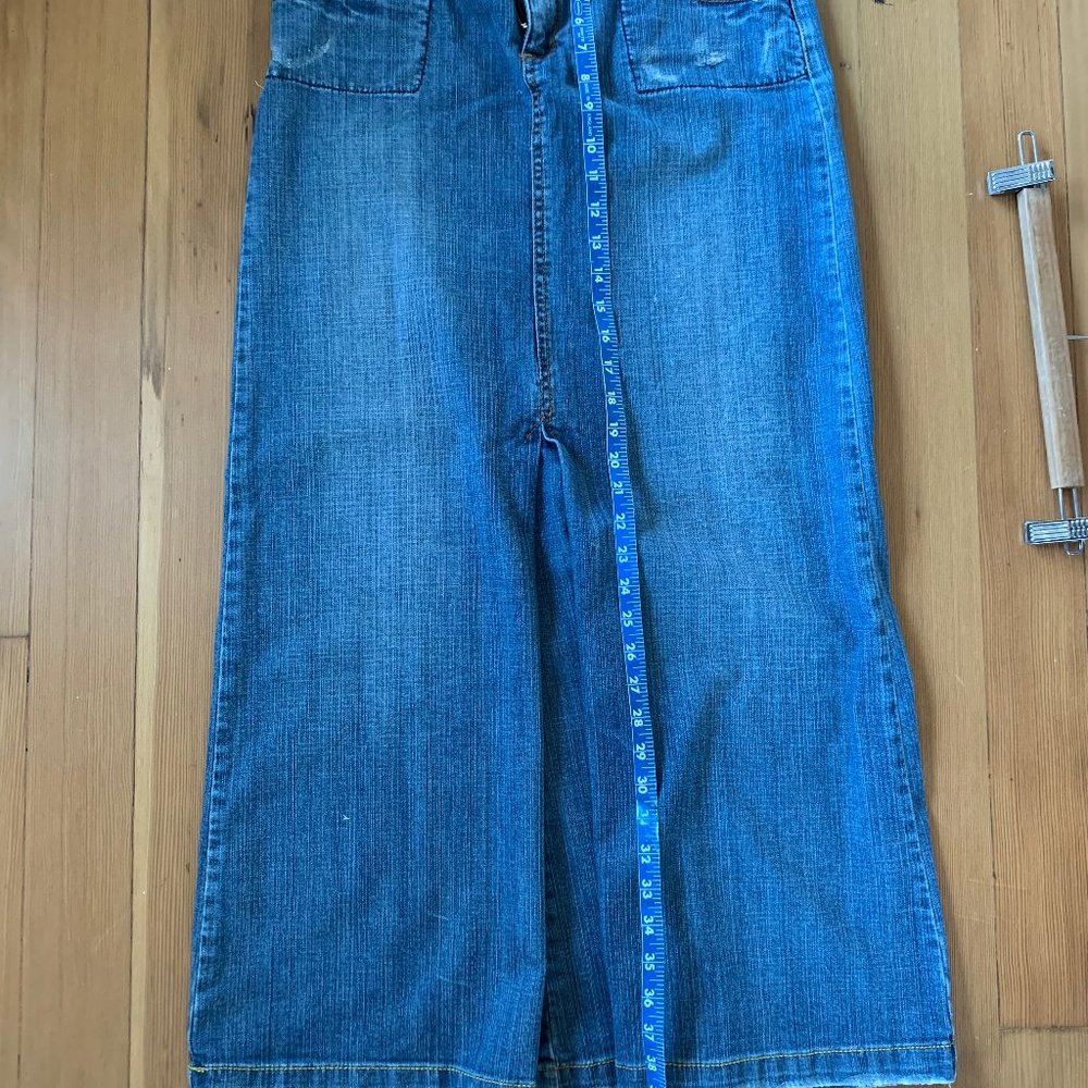 Vintage denim Maxi Skirt by Marlow Size 29/9 - Picture 10 of 12